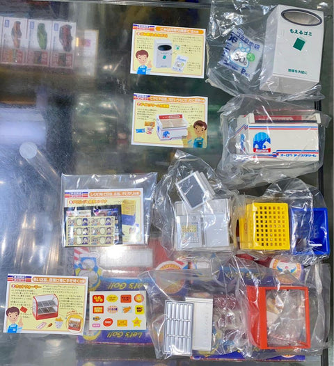 RE-MENT 11460 本日開店 今天開張 CONVENIENCE STORE 便利店 專用DISPLAY SET OF 9 (欠 NO.8) PA-0