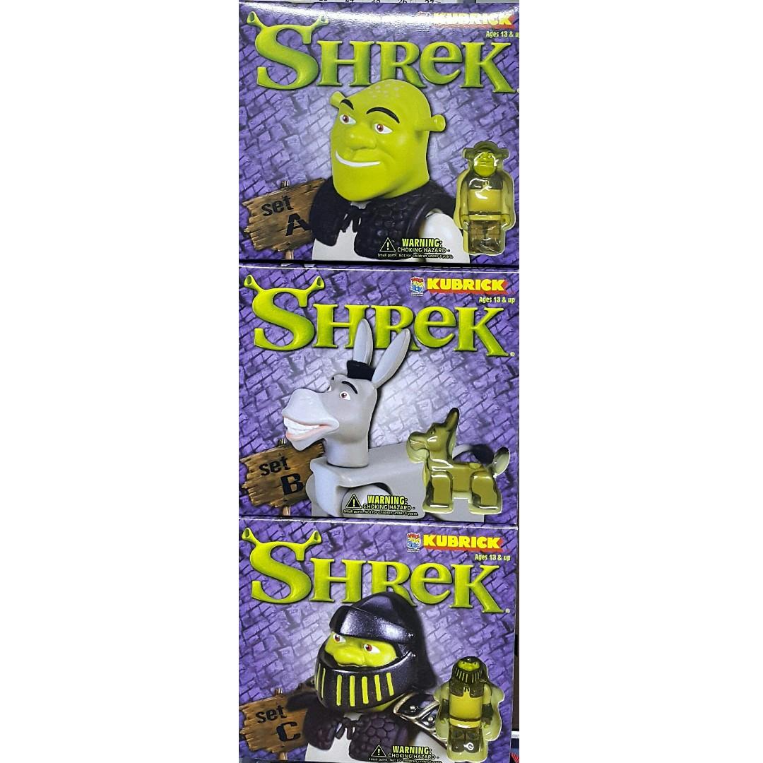 Medicom Kubrick Set C Shrek - Figurines Shrek Et Fiona - NEUF