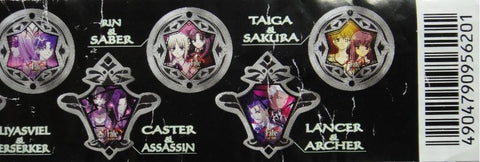 YUJIN 95620 命運守護夜 金屬吊飾 扭蛋套裝 FATE STAY NIGHT SILVER METAL AMULET RIN & ARCHER SHINJI & RIDER RIN & SABER TAIGA & SAKURA SHIROU & SABER LLIYASVIEL & BERSERKER CASTER & ASSASSIN LANCER & ARCHER SET (A2) 1132958820