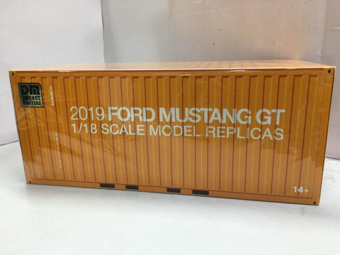 DIECAST MASTERS 1/18 FORD MUSTANG 2019 ORANGE FURY RHD (61002) (49162) (C1128-20)