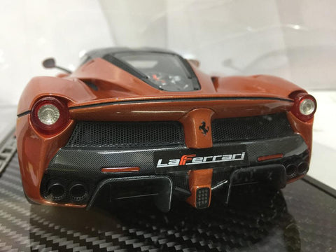 BBR 1/18 Ferrari "LaFerrari" Orange Copper Carbon Roof Limited 40pcs 手辦車 (74641) (C524-222)
