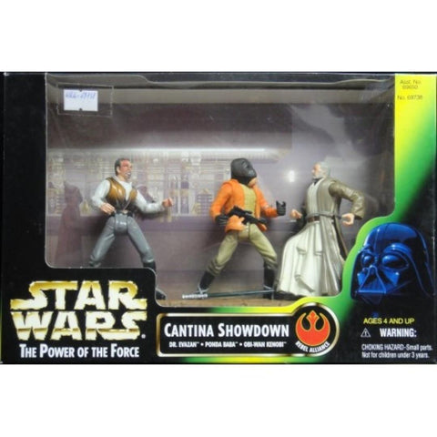 KENNER 星球大戰 STAR WARS CANTINA SHOWDOWN DR EVAZAN PONDA BABA OBI-WAN (WKG-69738)