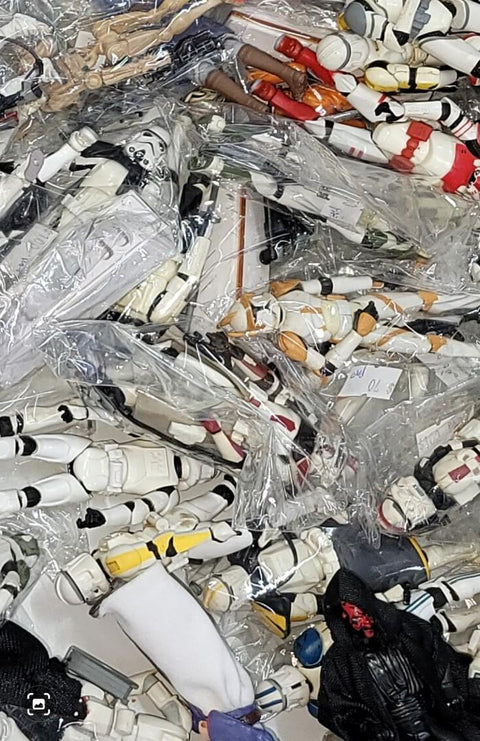 Star wars 星球大戰公仔figure白兵stormtrooper黑武士clone wars trooper 3.75 吋 3.75"