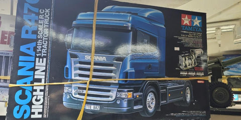 Tamiya 1/14  rc car scania r470 highline 遙控貨櫃車