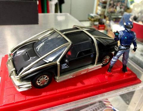 BANDAI BLUE SWAT 系列 EX STRIKER CV-01 戰車 (已砌) MAZDA AZ-1 BLUESWAT (店)