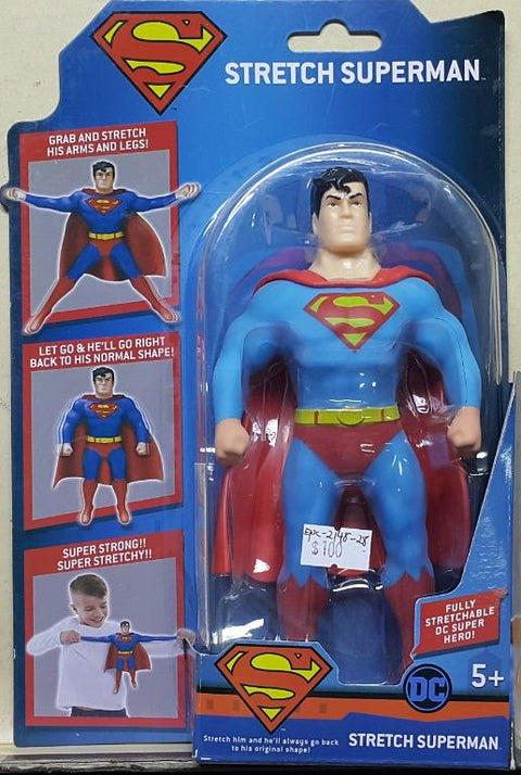 CHARACTER 06688 彈力人 超級英雄 超人 AMAZING STRETCHY FUN FULLY STRETCHABLE DC SUPER HERO STRETCH SUPERMAN (EPC-2148-28) L