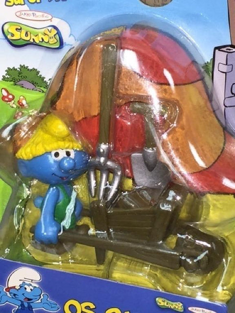 JAKKS PACIFIC 93205 SUNNY SUPER DIVERTIDOS THE SMURFS 藍精靈 OS SMURFS MINI FIGURE