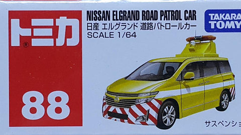 TAKARA TOMY 84329 TOMICA 88 1/64 日產 君爵 公路巡邏車 NISSAN ELGRAND ROAD PATROL CAR (EPC-904-8)