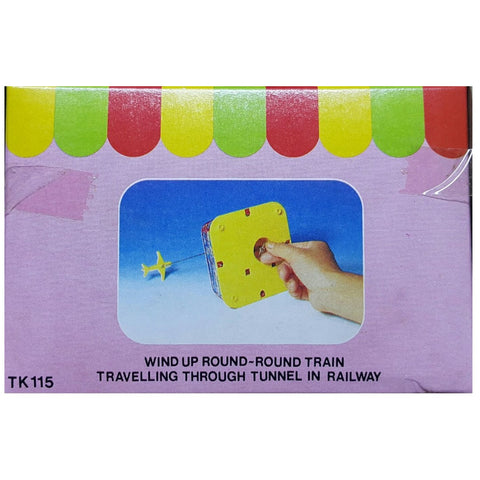 TIN TOY TK115 鐵皮上鍊玩具 火車狷山窿 WIND-UP ROLLER COASTER 店/SA