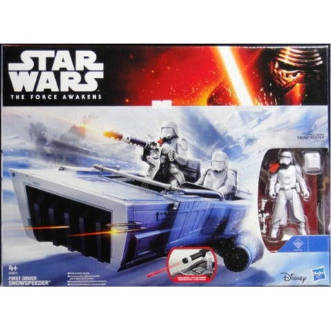 HASBRO 星球大戰 STAR WARS FIRST ORDER SNOWTROOPER OFFICER SPEEDER B3673(PIU/P145-60)
