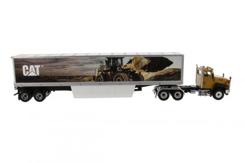 DIECAST MASTERS 1/50 Cat® CT660 Day Cab Tractor with Mural Trailer (85666) (49666) (C1128-37)