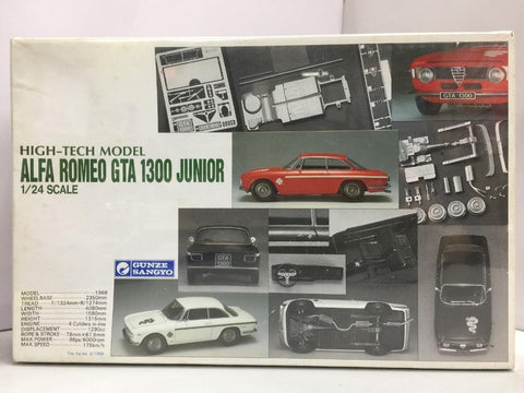 GUNZE SANGYO 1/24 ALFA ROMEO GTA 1300 JUNIOR HIGH-TECH MODEL (G-228:3800) (C890A-935)