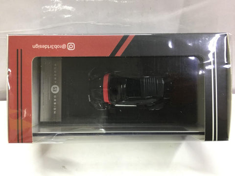 INSPIRE MODEL X ROBERT DESIGN 1/64 RWB Beetle Red strip with black body Diecast (LB64008B) (C1123-202)
