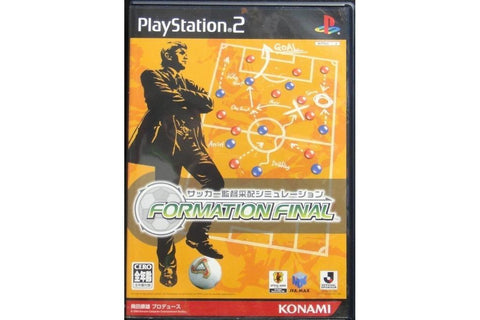 SONY PS2 FOOTBALL DIRECTOR SIMULATION FORMATION FINAL 模擬足球教練 SLPM65372 (BUY-00039)