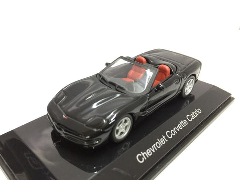 AUTOART 1/64 CHEVROLET CORVETTE CONVERTIBLE 1998 BLACK (20151) (C1123-134)