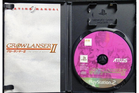 SONY PS2 ATLUS GROWLANSER II THE SENSE OF JUSTICE 夢幻騎士II SLPS20105 (BUY-11107)