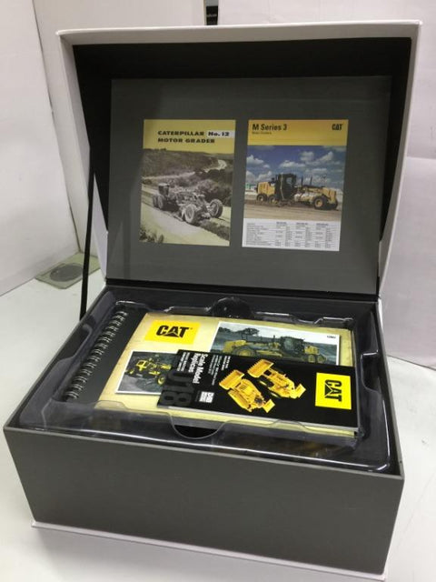 DIECAST MASTERS 1/50 Cat Diesel No. 12 & 12M3 Motor Grader (85560) (49560) (C1128-42)