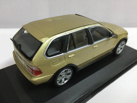 MINICHAMPS 1/43 BMW X5 2000 LIGHT YELLOW (431 028471) (03366) (PIU50)