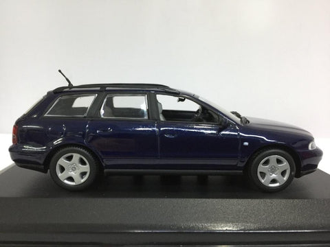 MINICHAMPS 1/43 AUDI A4 AVANT 1999 BLUE METALLIC (430 018411) (03363) (PIU50)