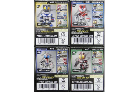 BANDAI 95150 KAMEN RIDER 幪面超人 疾走方程式編 DRIVE 方程式型 白熱型 MACH 555 FAIZ 食玩 (EPC-512-36s)