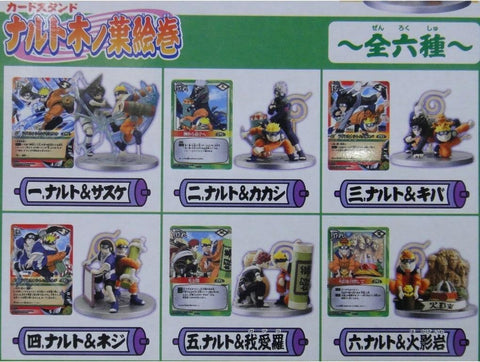 BANDAI 28828 NARUTO 火影忍者 木之葉繪卷 嗚門 佐助 我愛羅 鹿驚 日向 全6種 盒蛋 (CSW 存)