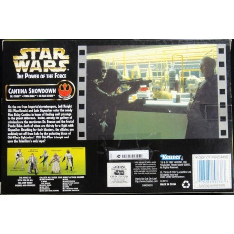 KENNER 星球大戰 STAR WARS CANTINA SHOWDOWN DR EVAZAN PONDA BABA OBI-WAN (WKG-69738)