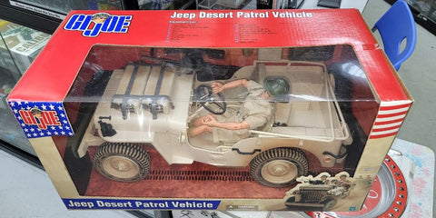 Hasbro 1/6 gi joe jeep desert patrol vehicle軍車