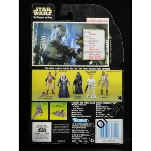 KENNER STAR WARS POTF SAELT-MARAE YAK FACE WITH BATTLE STAFF (WKG-69721)