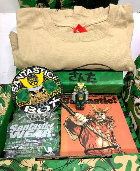 MEDICOM TOKYO TRIBE 2 KUBRICK 2000 MILITARY SANTASTIC WEAR BOX VOL.ONE 井上三太 OPENED 已開封 C189-76