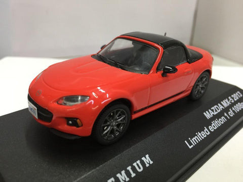 TRIPLE 9 1/43 MAZDA MX-5 2013 RED (70504) (PIU50)