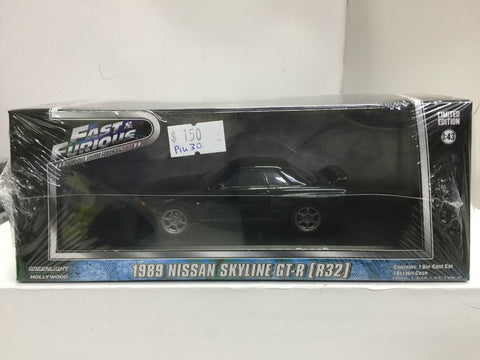 GREENLIGHT 1/43 FAST & FURIOUS 狂野時速 1989 NISSAN SKYLINE GT-R R32 86229 (02050) (PIU30)