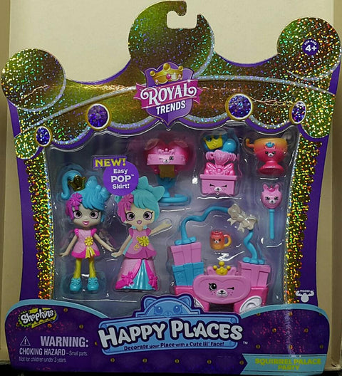 MOOSE 57594 皇室時尚 驚喜收集套裝 松鼠皇宮派對 SHOPKINS ROYAL TRENDS HAPPY PLACES SQUIRREL PALACE PARTY SET (EPC-2207D-32) 存