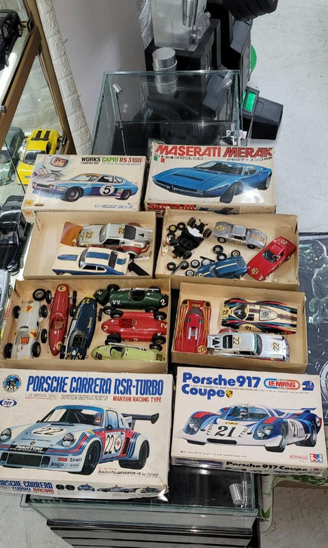 古董模型車已砌二手日本製otaki marui lot    英國製臘腸車