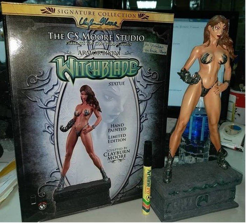 THE CS MOORE STUDIO WITCHBLADE ARMOR BIKINI STATUE FACTORY SAMPLE 4983 陶瓷製品 (BUY)