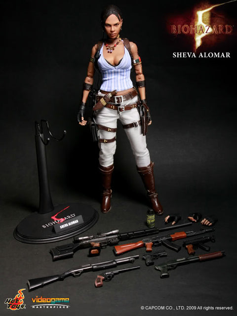 1/6 HOT TOYS VGM07 RESIDENT EVIL BIOHAZARD 5 生化危機 SHEVA ALOMAR (BSAA VER) 12" ACTION FIGURE