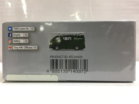 TOYEAST TINY CITY DIE-CAST MODEL CAR TOYOTA HIACE HONG KONG 微影水電工程 ATC64420 (14037) (C1120-28)