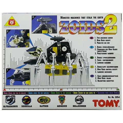 TOMY 05954T ZOIDS 2 MONSTER MACHINES THAT STALK THE EARTH TARANTULON 索斯機械獸 (PIU-30)