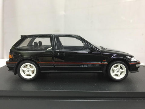 Hobby JAPAN MARK 43 1/43 Honda CIVIC EF9 SIR II with 無限 RNR Wheel Black Metallic (PM4396MBK) (04907) (PIU100)