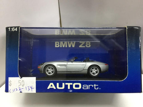AUTOART 1/64 BMW Z8 SILVER (20081) (C1123-134)
