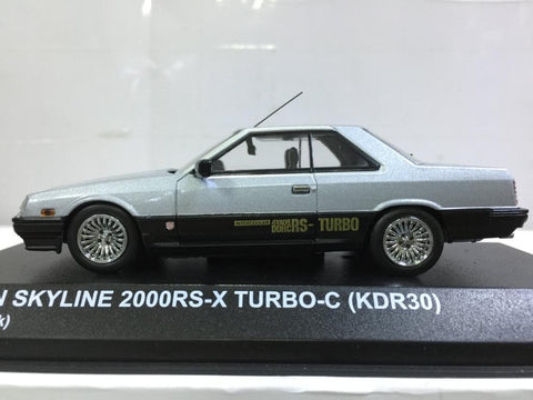 KYOSHO 1/43 NISSAN SKYLINE 2000RS-X TURBO-C KDR30 SILVER BLACK (14521) (PIU50)