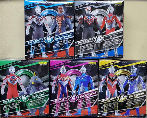 BANDAI 14127 超人歐布 超人對決套裝 激闘編 盒蛋套裝 ULTRAMAN ORB SOFT VINYL HERO ULTRAMAN SHOWDOWN SET BATTLE SET (EPC-1744-45s) 存