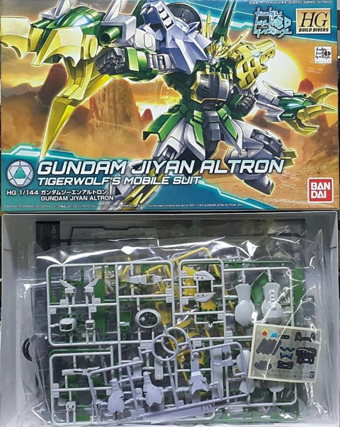 BANDAI 30356 高達創戰潛行者 虎狼專用機 高達激炎雙頭龍 拼裝模型 HG GUNDAM BUILD DIVERS 011 GUNDAM JIYAN ALTRON TIGERWOLF'S MOBILE SUIT MODEL KIT (EPC-2095-25 存 / EPC-2344-21 存)