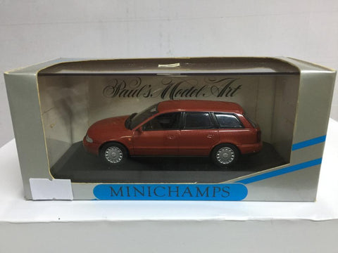 MINICHAMPS 1/43 AUDI A4 AVANT 1995 RED METALLIC (430 015012) (01470) (PIU50)