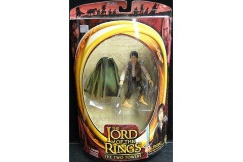 TOY BIZ 81153 魔戒 THE LORD OF THE RINGS THE TWO TOWERS FRODO WITH STING SWORD ELIJAH WOOD (LOTR)