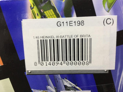 FRANKLIN MINT ARMOUR COLLECTION 1/48 HEINKEL III-BATTLE OF BRITA G11E198 (00000) (PIU370)