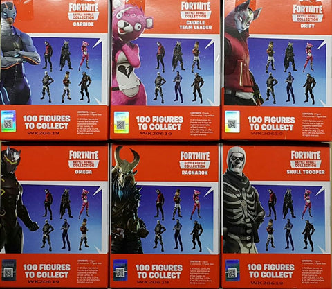 MOOSE 63509 大逃殺系列 要塞英雄 盒蛋套裝 EPIC GAMES FORTNITE BATTLE ROYALE COLLECTION CARBIDE CUDDLE TEAM LEADER DRIFT OMEGA RAGNAROK SKULL TROOPER SET (EPC-2436-60s) 存