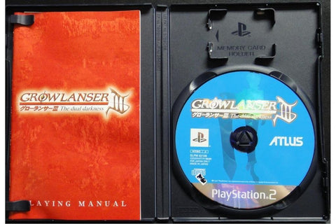 SONY PS2 ATLUS GROWLANSER III THE DUAL DARKNESS 夢幻騎士III 雙重黑暗 SLPM62108 BUY-11110