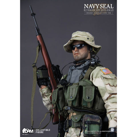 1:6 DAMTOY 93011 US NAVY SEAL RIVERINE OPS RIFLEMAN FIGURE 三沙 海豹 **陳列品  (PIU/F-229-750L) b24356342
