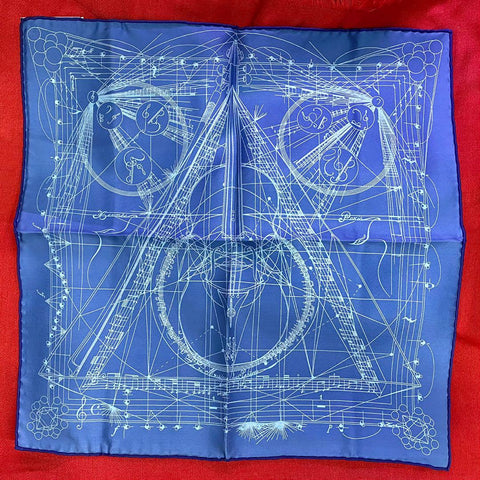 HERMES HANDKERCHIEF 愛馬仕 手巾 （J5967)