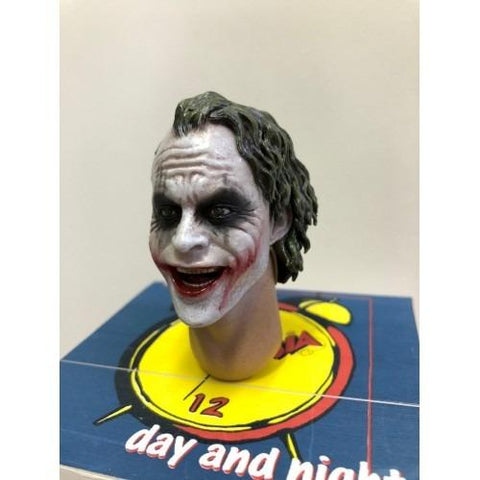 全新 1/6 TOYS CUSTOM HOT MOVIE 散件 BATMAN 蝙蝠俠 小丑 JOKER 頭雕 HEAD SCULPT b28293303 PIU148